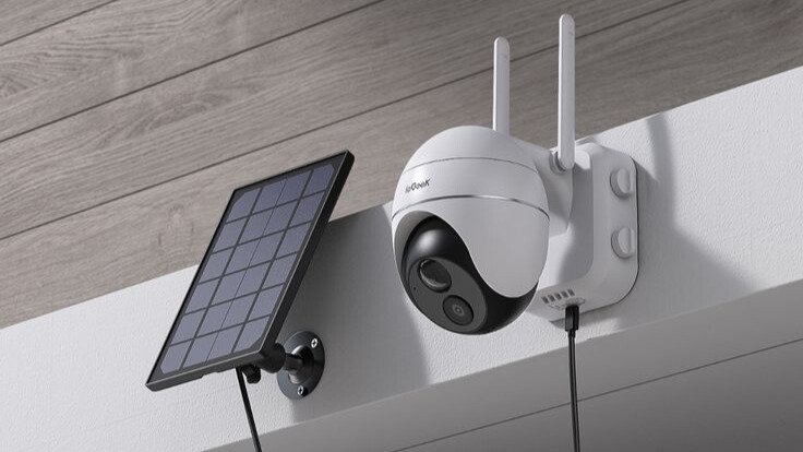 solar panel cameras