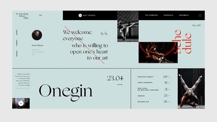 website broken layout